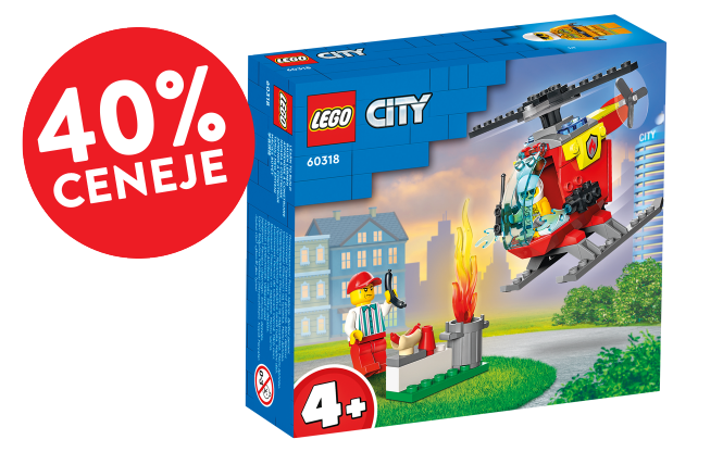 40 % ceneje GASILSKI HELIKOPTER LEGO® City Fire