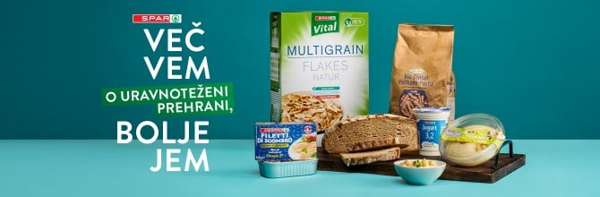Več vem, bolje jem z izdelki SPAR