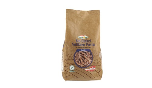 SPAR NATUR*PUR bio polnozrnate testenine fusilli
