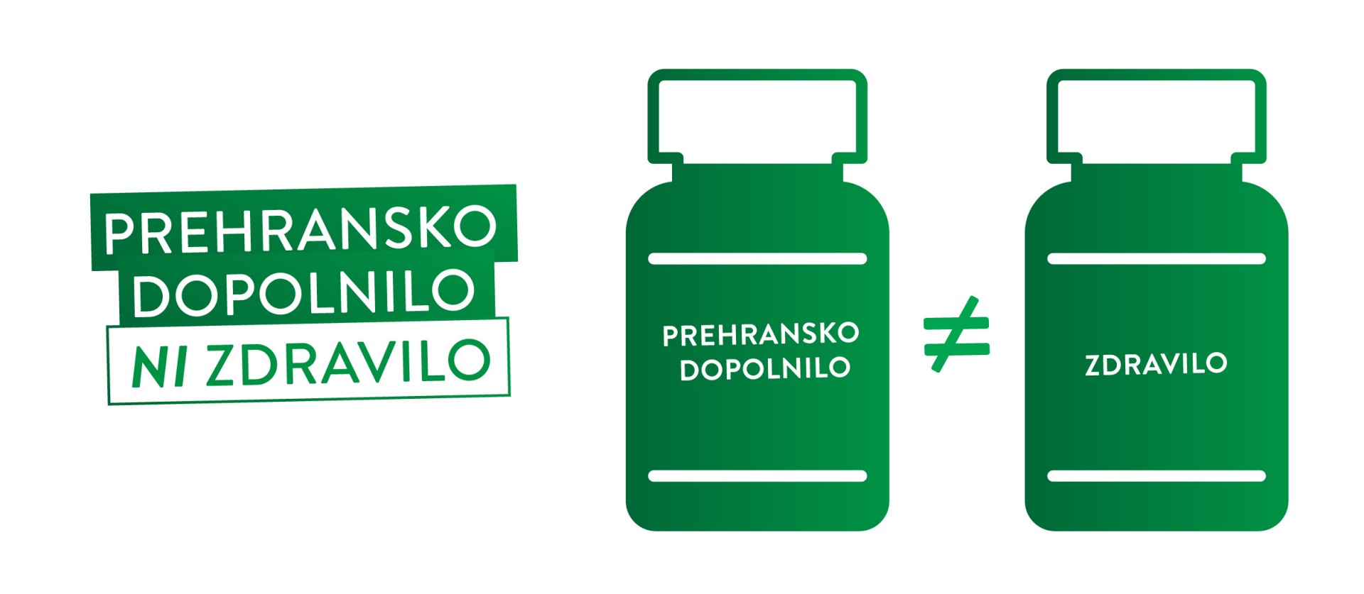 Prehransko dopolnilo ni zdravilo