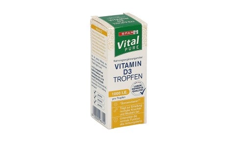 SPAR Vital PURE, PREHRANSKO DOPOLNILO VITAMIN D3 KAPLJICE