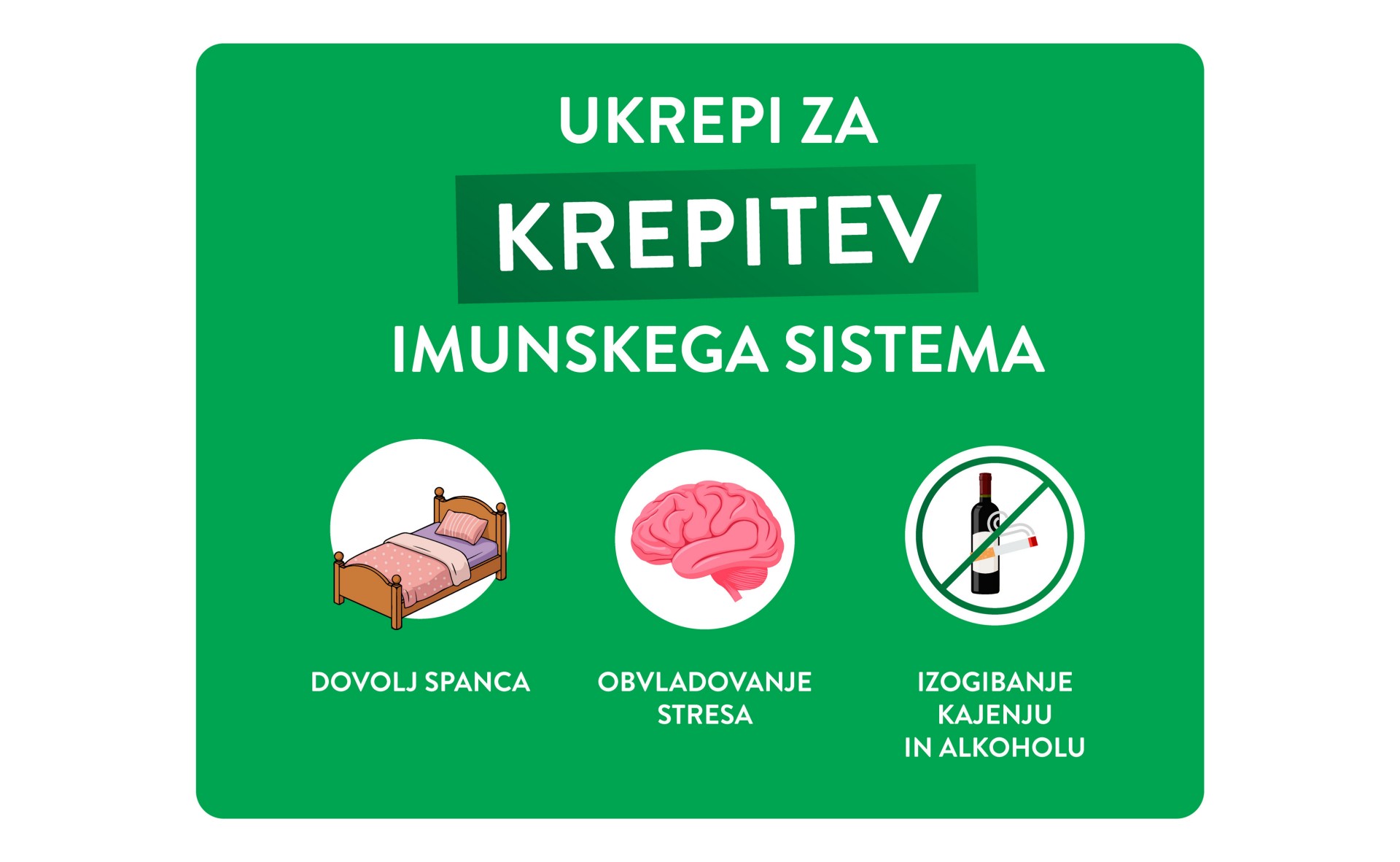 Ukrepi za krepitev imunskega sistema