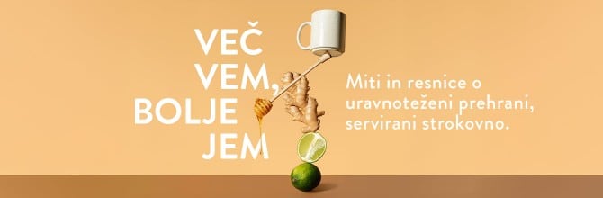 Limete, ingver in med na oranžni podlagi