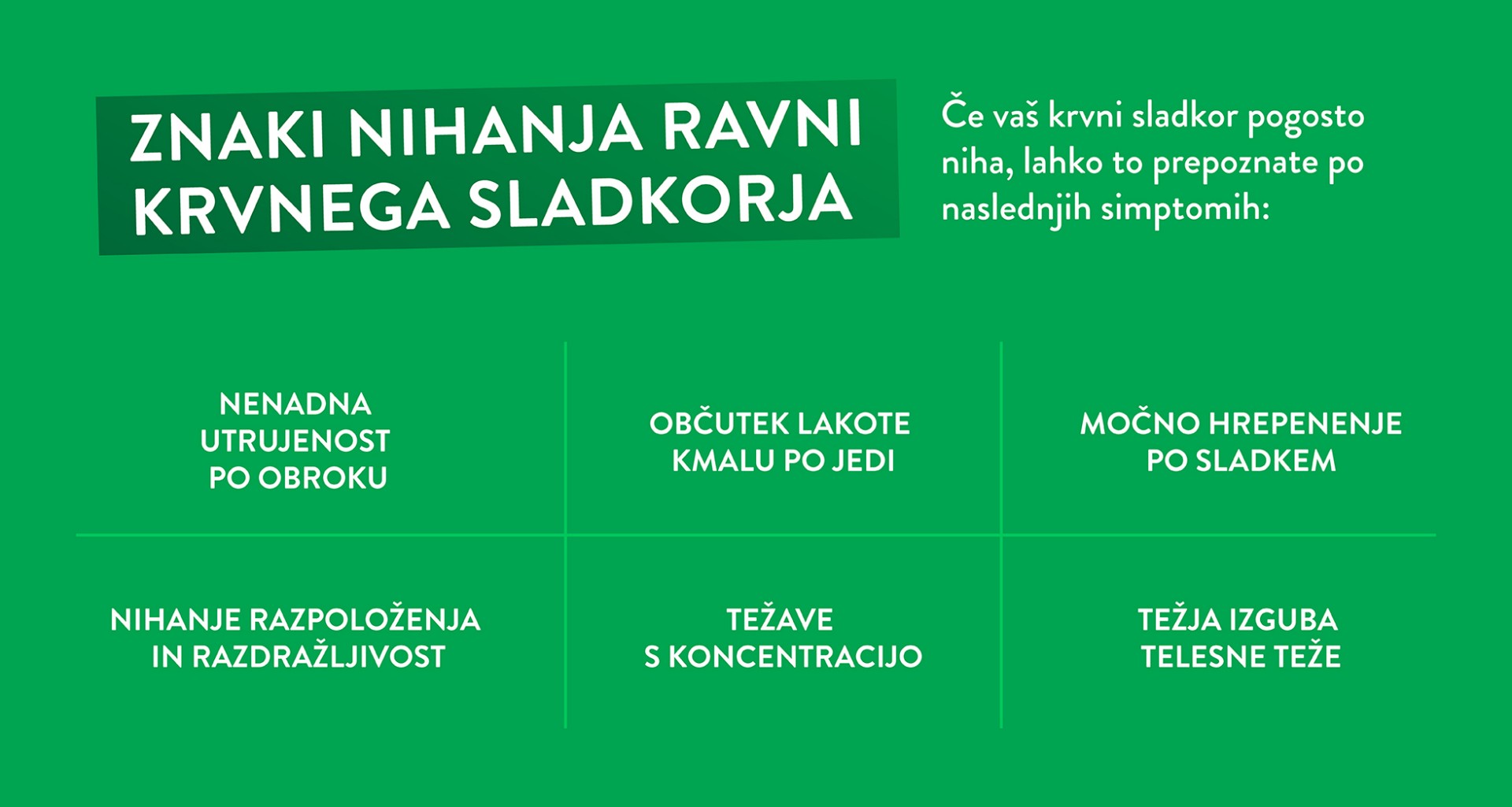 Vec vem o krvnem sladkorju
