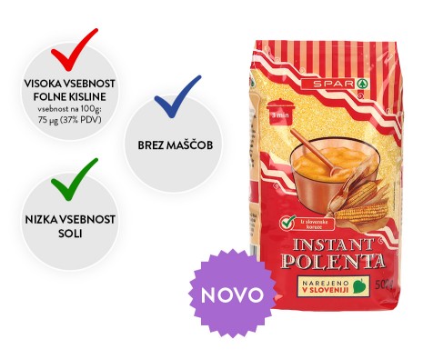 SPAR polenta 500g