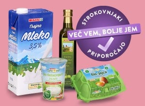 VEČ VEM, BOLJE JEM - Strokovnjaki priporočajo