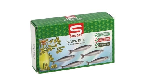 S-BUDGET sardele v oljčnem olju