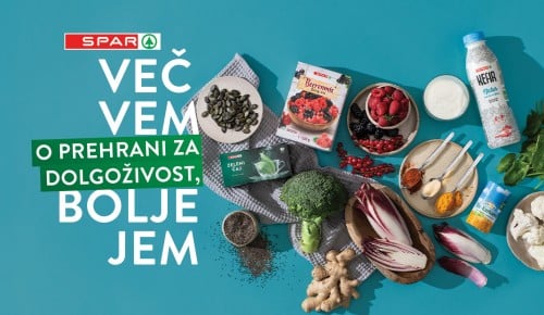 Več vem o prehrani za dolgoživost, bolje jem z živili