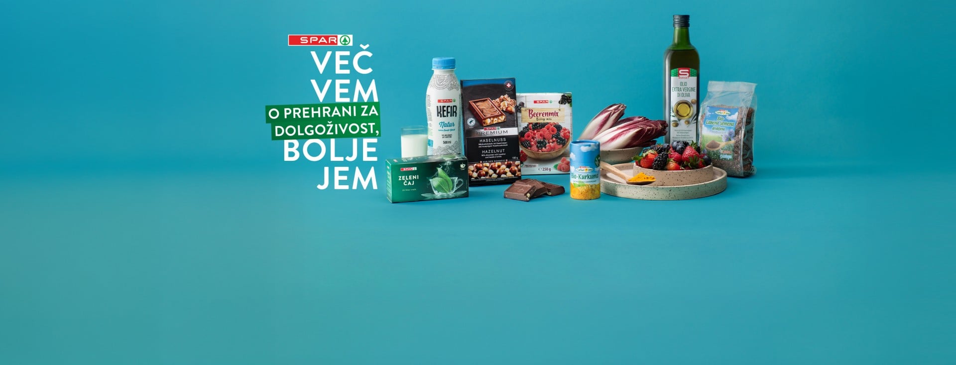 Več vem o prehrani za dolgoživost, bolje jem z živili