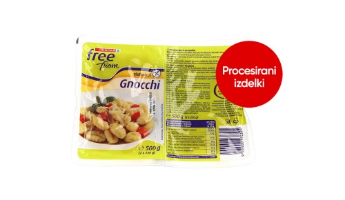 KROMPIRJEVI NJOKI BREZ GLUTENA, SPAR FREE FROM, 500G 