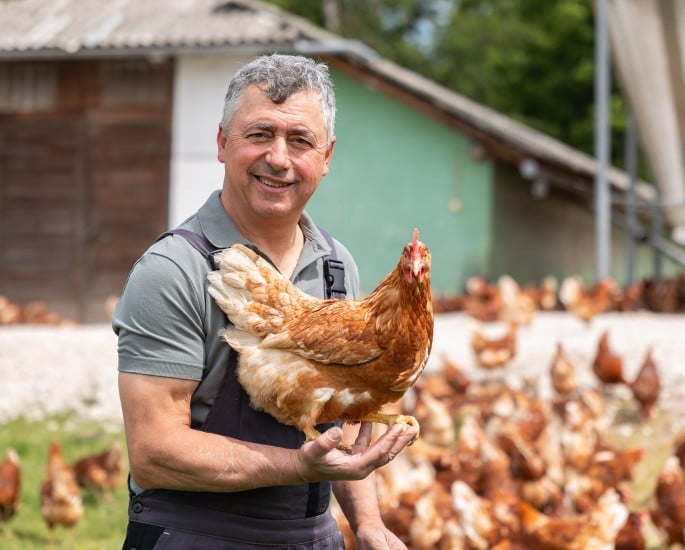 Kmetija Humek z izdelki v domačem okolju