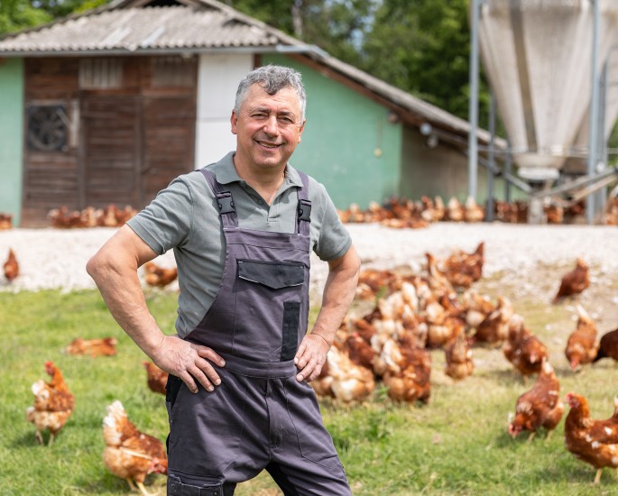 Kmetija Humek z izdelki v domačem okolju