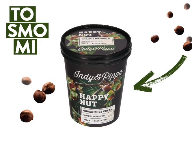Indy & Pippa BIO SLADOLED LEŠNIK HAPPY NUT
