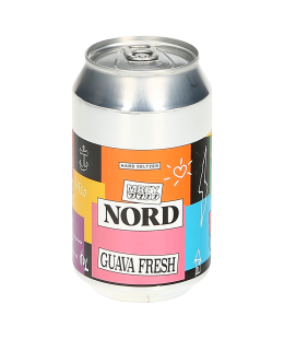 NORD gazirana alkoholna pijača z okusom guave