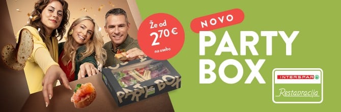 PARTY BOX, že od 2,70 € na osebo, Restavracija INTERSPAR