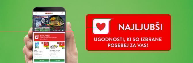 SPAR plus aplikacija NAJLJUBŠI