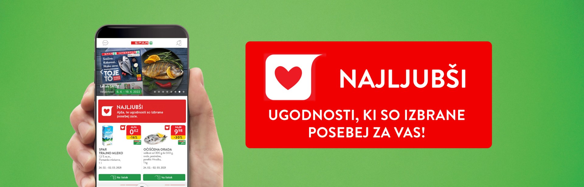 SPAR plus aplikacija NAJLJUBŠI SPAR plus aplikacija NAJLJUBŠI