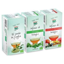 DESPAR Bio, Logico ČAJ, zeleni 34 g, melisa 36 g ali borovnica-gozdni sadeži 40 g