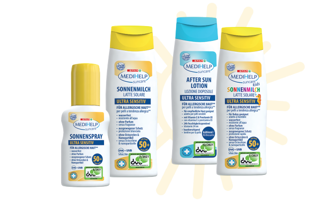 Izdelki za sončenje SPAR MEDIHELP suncare