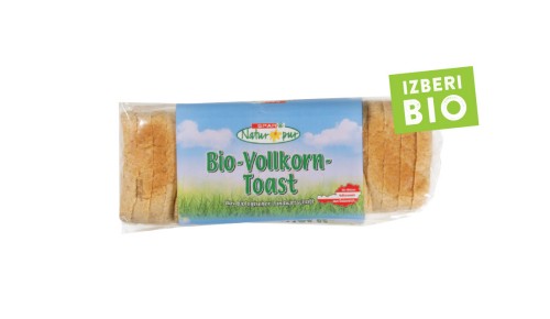 SPAR NATUR*PUR BIO TOAST POLNOZRNATI pakirano, 500 g