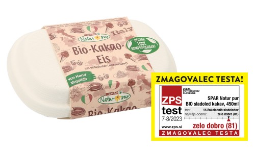 SPAR Natur pur BIO kakavov sladoled, 300 g SPAR Natur pur BIO kakavov sladoled, 300 g