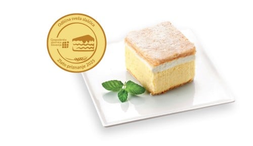 Zlata priznanja Slaščičarne SPAR, KREMNA REZINA, ročna izdelava, 170 g