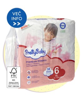 PRETTY BABY premium plenice XL št. 6