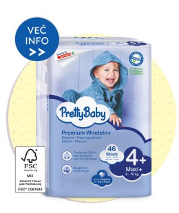 PRETTY BABY premium plenice maxi + št. 4+