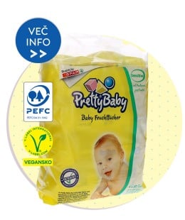PRETTY BABY vlažilni robčki sensitive