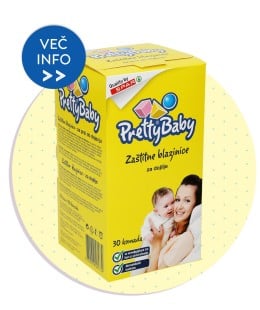 PRETTY BABY zaščitne blazinice za prsi ob dojenju