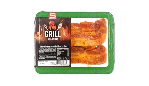 S-BUDGET marinirana potrebušina za žar 400g Panvita	 