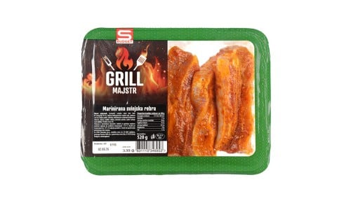 S-BUDGET marinirana rebra za žar 520g Panvita 
