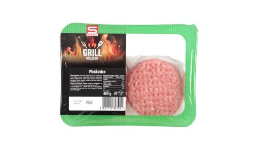 S-BUDGET pleskavica 480g Celjske mesnine