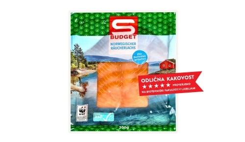 S-BUDGET norveški dimljen losos