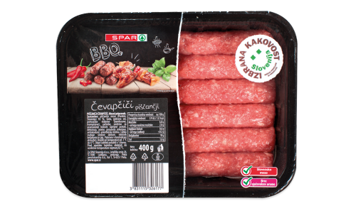 SPAR BBQ piščančji čevapčiči