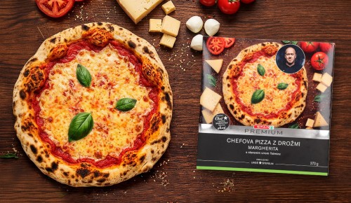 SPAR Premium chefova pizza z drožmi, margherita, 370 g