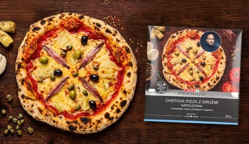 SPAR Premium chefova pizza z drožmi, napoletana, 370 g