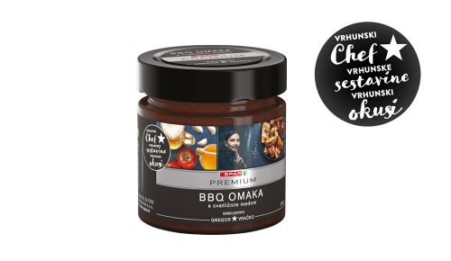SPAR Premium BBQ OMAKA S CVETLIČNIM MEDOM chefa Gregorja Vračka