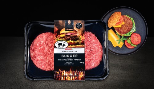 SPAR PREMIUM burger z mesom krškopoljskega prašiča
