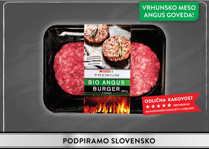 SPAR PREMIUM - bio angus burger