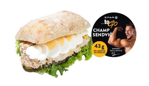 SPAR To Go champ sendvič tuna Andreja Pavličevića, 430 g