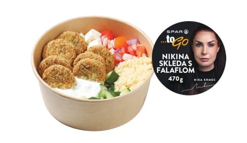 SPAR To Go Nikina skleda s falaflom, 470 g