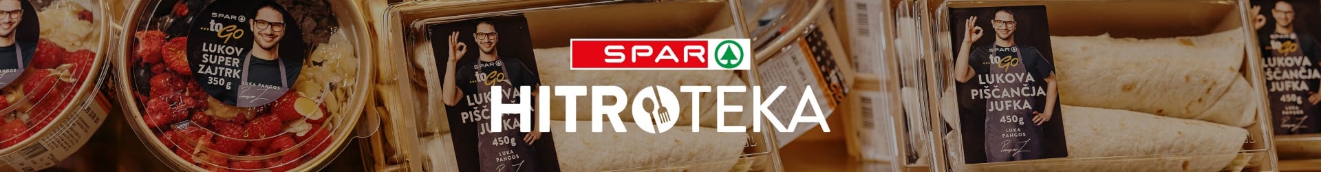 SPAR Hitroteka SPAR Hitroteka z izdelki Luke Pangosa