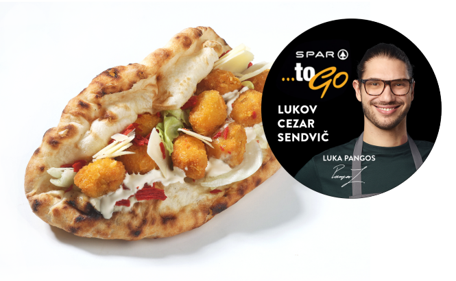 SPAR To Go Lukov cezar sendvič