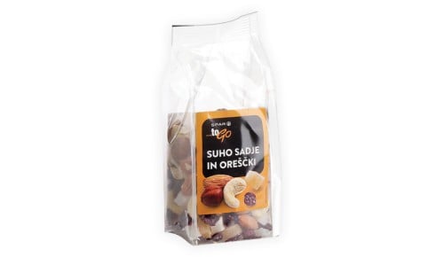 Suho sadje in oreščki SPAR to go
