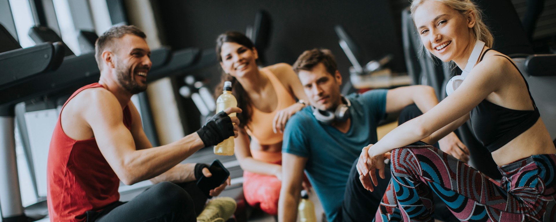 Dobro zame Skupina ljudi fitnes