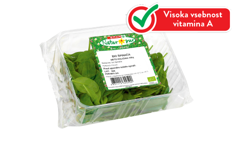 SPAR Natur*pur bio špinača