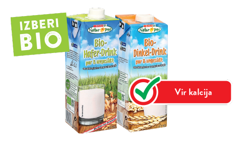 SPAR NATUR*PUR bio ovseni ali pirin napitek