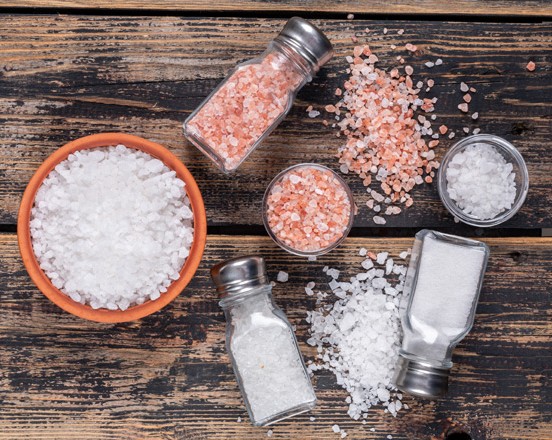 Različne vrste soli