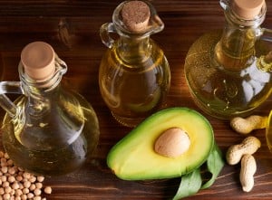 Avokoado in različna olja